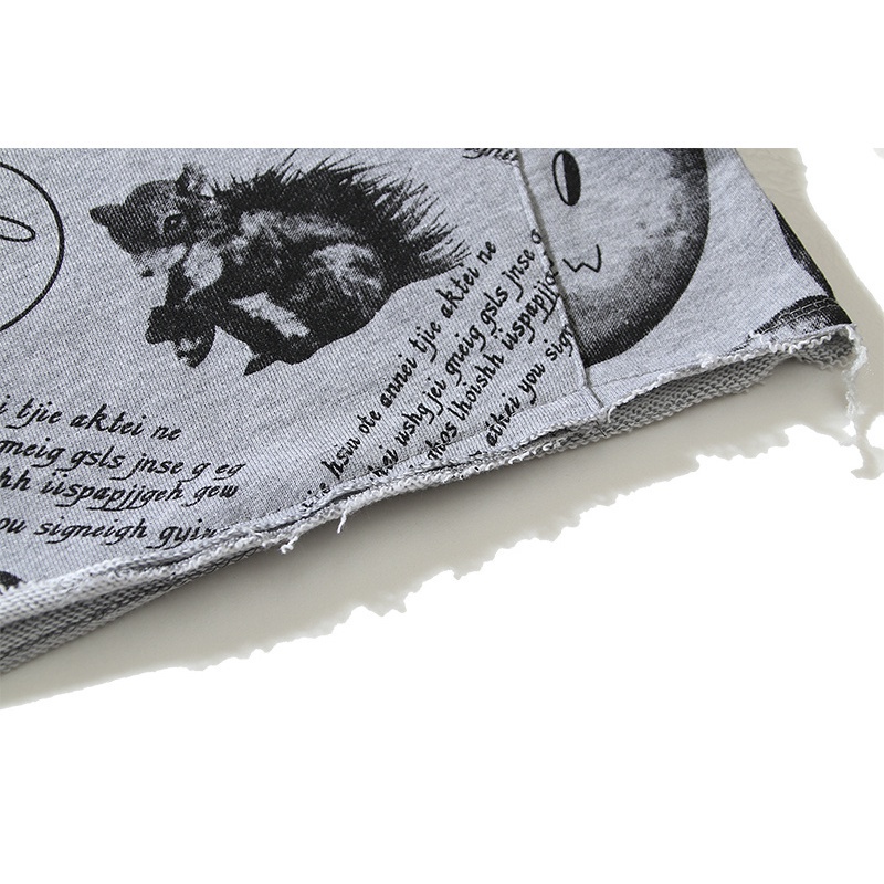 Hàng Bán Chạy Áo Hoodie Thể Thao Cotton Tay Dài In Chữ Vẽ Graffiti Và Ngôi Nhà Trượt Băng Nghệ Thuật Giản Dị Dành Cho Nam Và Nữ