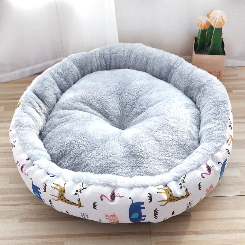 🔥SALE🔥Ổ đệm tròn cho chó mèo cực ấm❤️