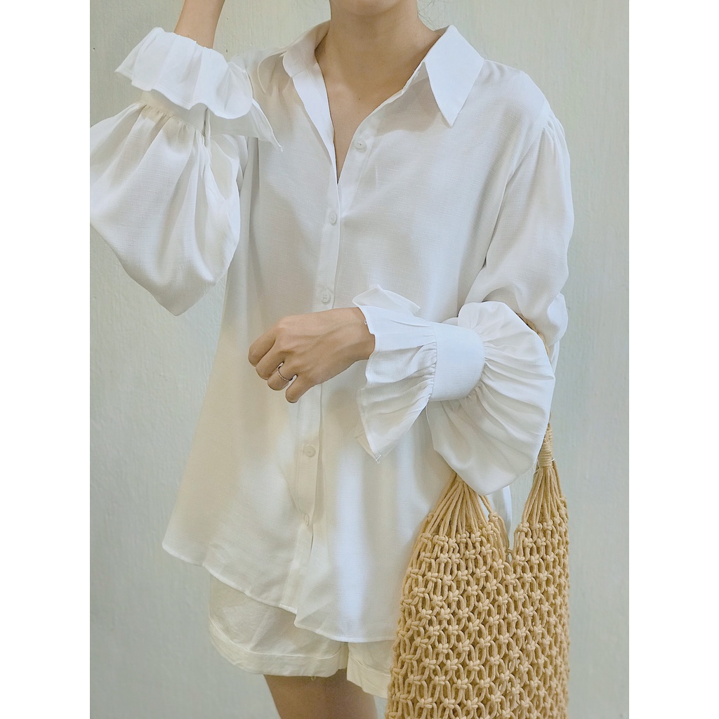 Áo somi tay bèo / SM04-W