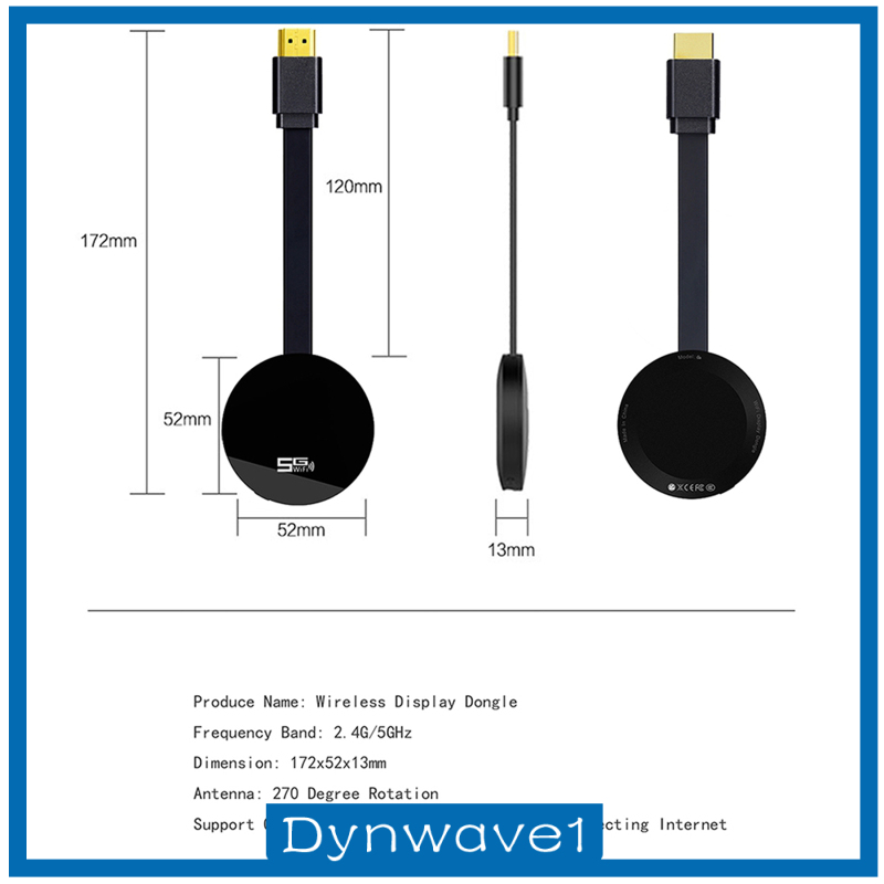 Thiết Bị Phát Wifi Không Dây Dynwave1) 5ghz + 2.4ghz 1080p Hdmi