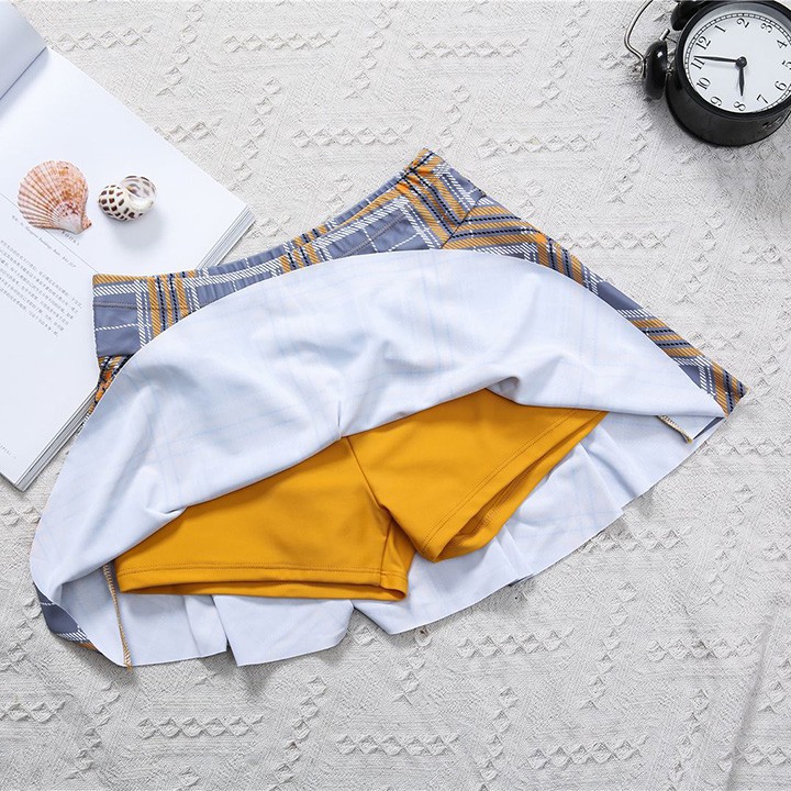 Có sẵn bộ đồ bơi nữ bikini 2 mảnh dáng váy caro đẹp | BigBuy360 - bigbuy360.vn