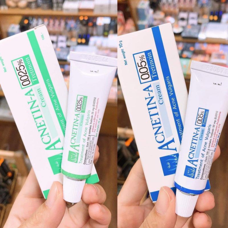 Kem Acnetin A 0.05% và 0.025%