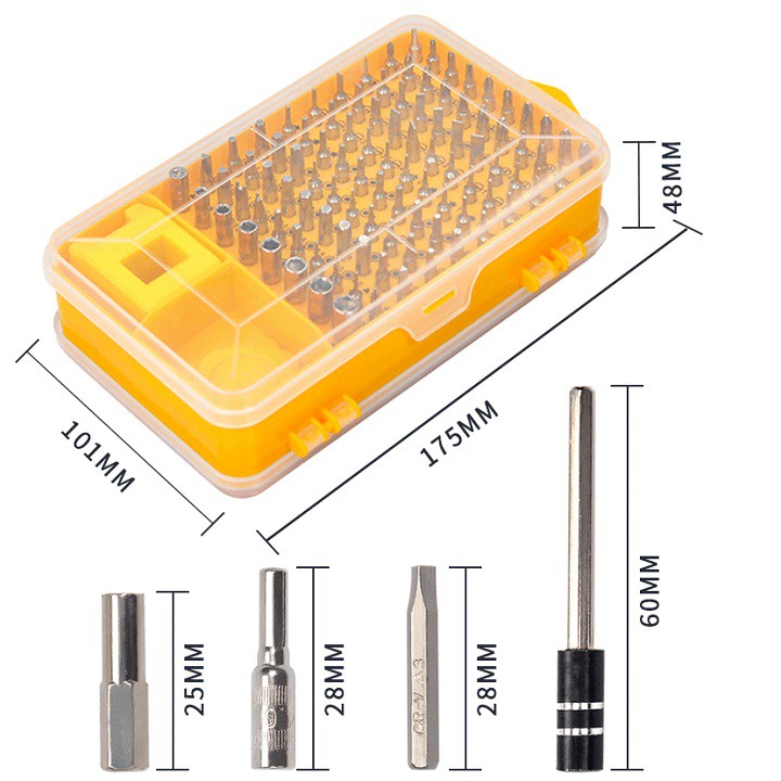 Bộ Vít đa năng 110 Món dùng Sửa Điện Thoại Di Động Máy Tính Bảng