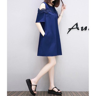 Đầm Oversize Phối Ren - Mã 2946