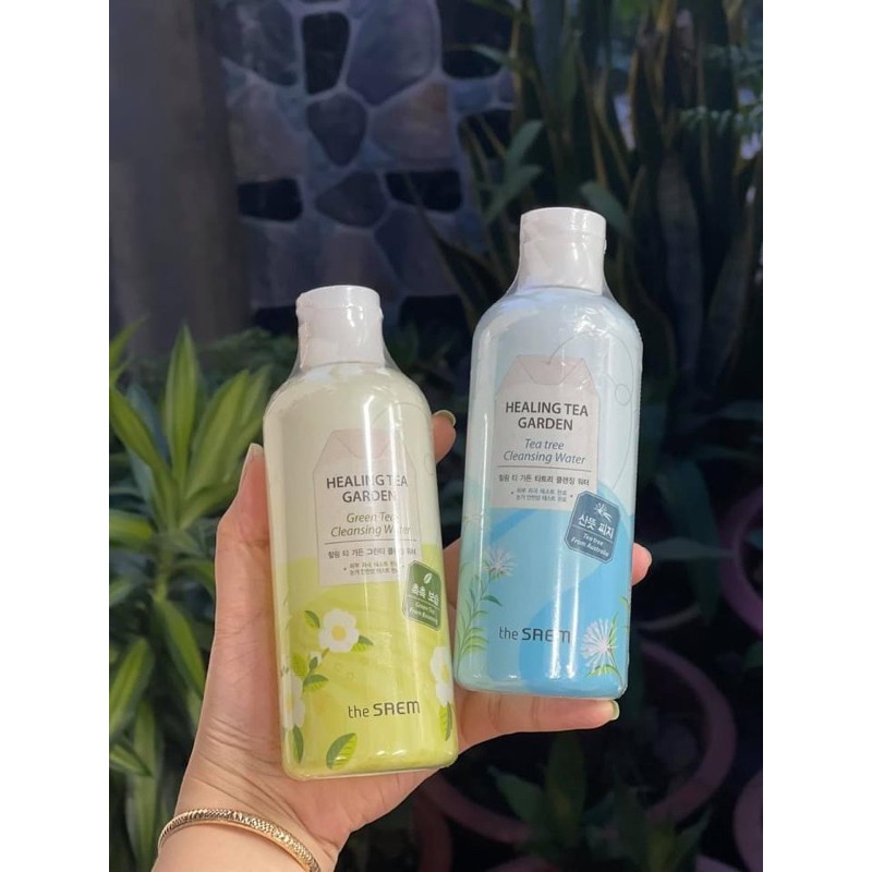 Nước tẩy trang The Saem Healing Tea Garden White Tea Cleansing Water