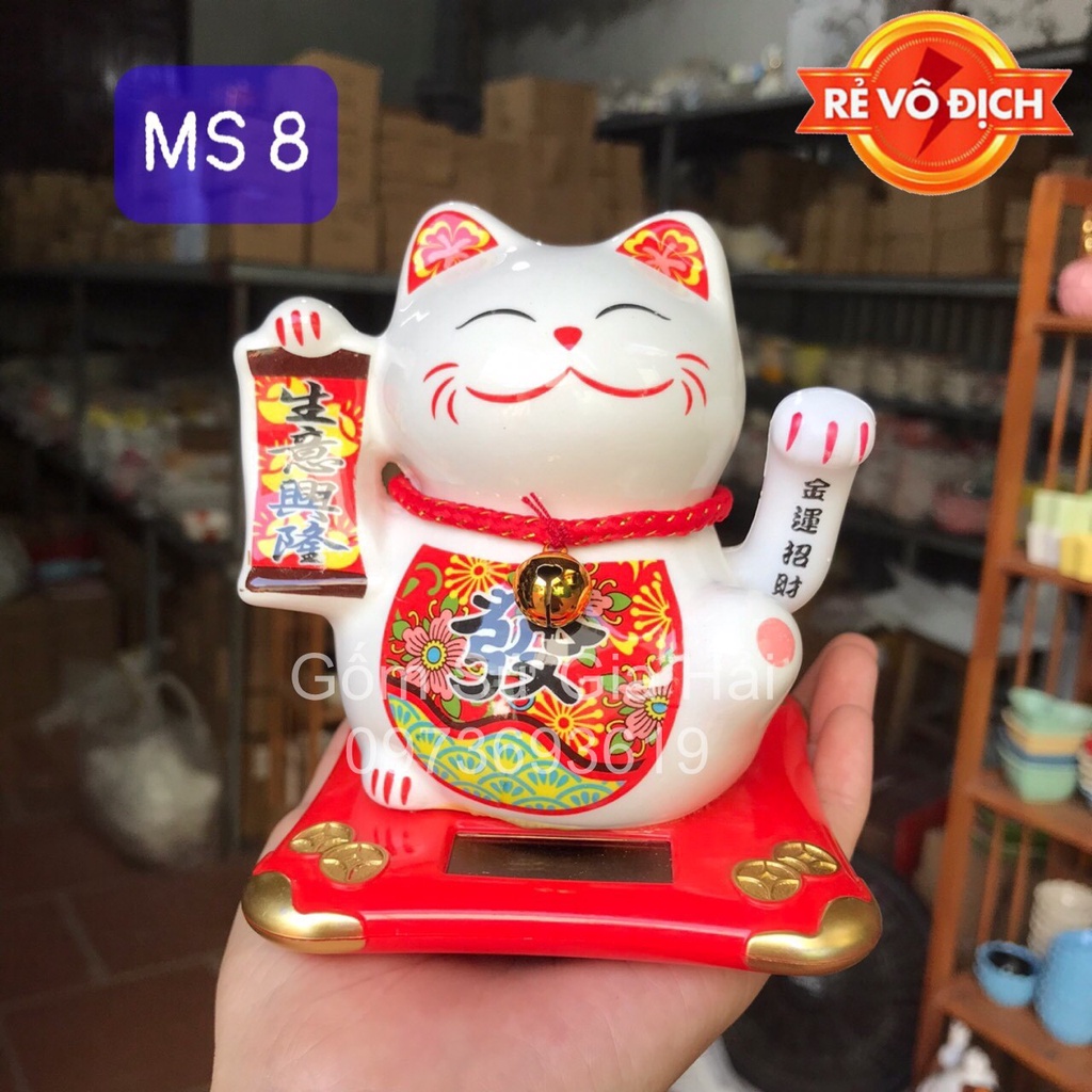 Mèo năng lượng mẫu mới cao 10cm