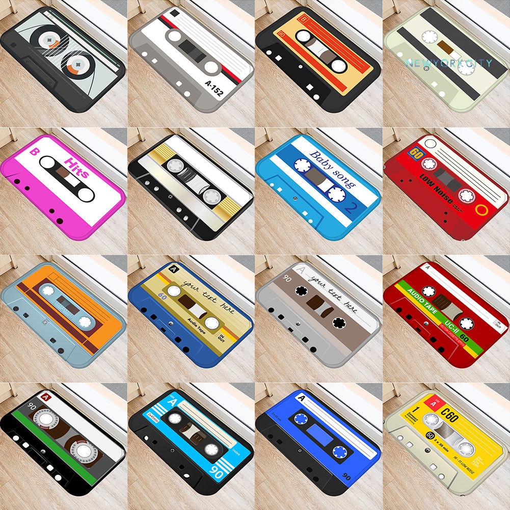 Thảm Chùi Chân Chống Trượt Thấm Hút Nước Bằng Vải Flannel