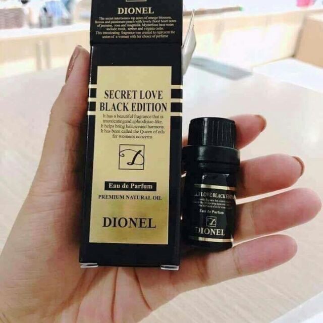 [HÀNG CHÍNH HÃNG] Nước Hoa Vùng Kín Dionel Secret Love Black Edition - Màu Đen (5ml)