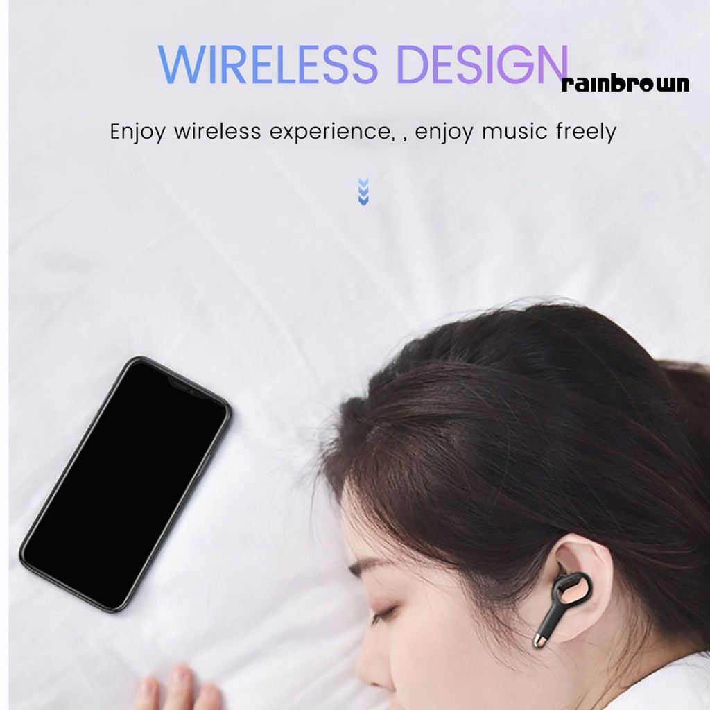 Tai Nghe Nhét Tai Bluetooth 5.0 Chống Nước Kèm Phụ Kiện