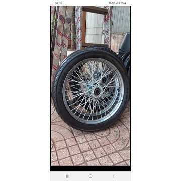 1 Cặp Bánh xe ba gác , xe máy ,xe lôi, kéo đẩy hàng 275-17 hàng chất lượng