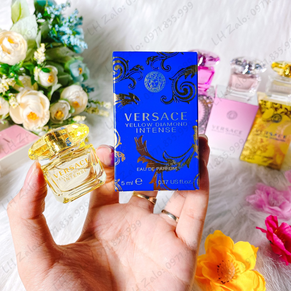 Nước Hoa Versace Bright Crystal 5ml, Nước Hoa Versace Mini Nữ Chính Hãng