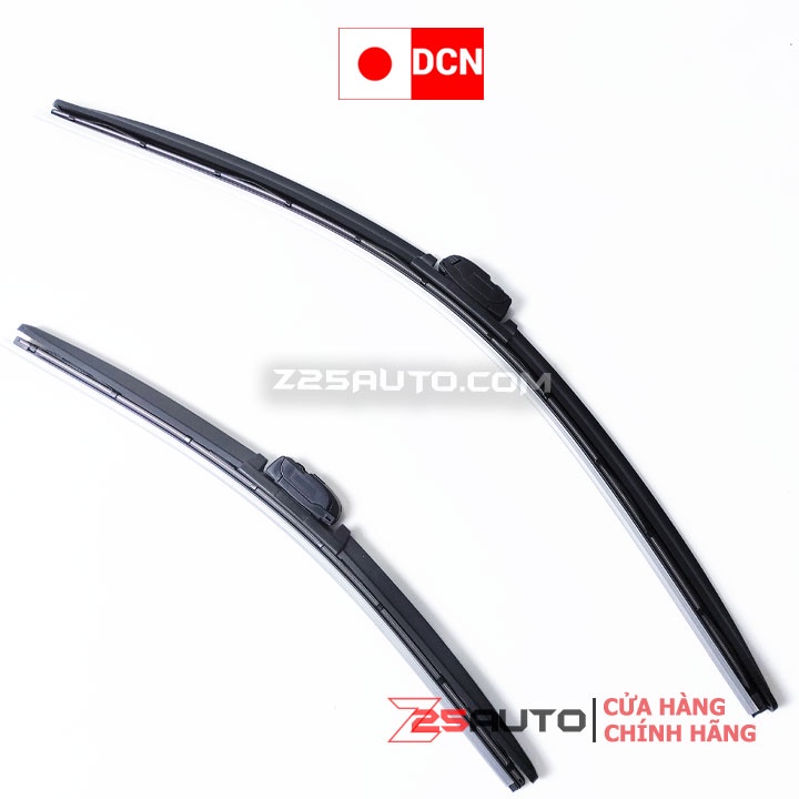 Gạt mưa ô tô DCN Hybrid Nhật Bản chính hãng đủ kích thước và adapter theo từng hãng xe hơi