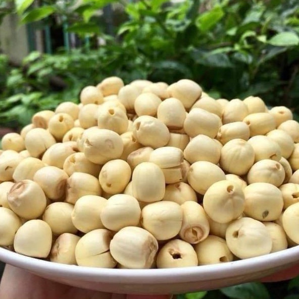 Hạt Sen Sấy Khô NHALAMFOOD Dùng Nấu Chè Thơm Ngon, Bổ Dưỡng