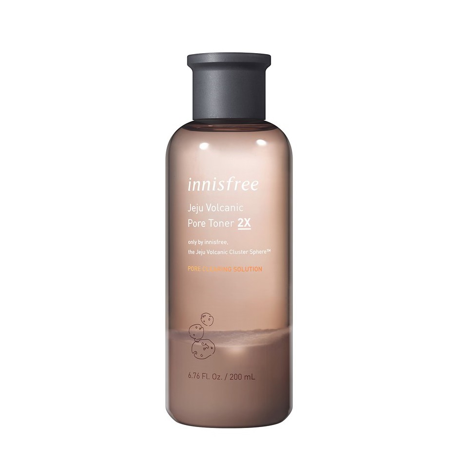 Nước Hoa Hồng Ngừa Mụn Đầu Đen Chiết Xuất Tro Núi Lửa Innisfree Jeju Volcanic Pore Toner Ex 200ml