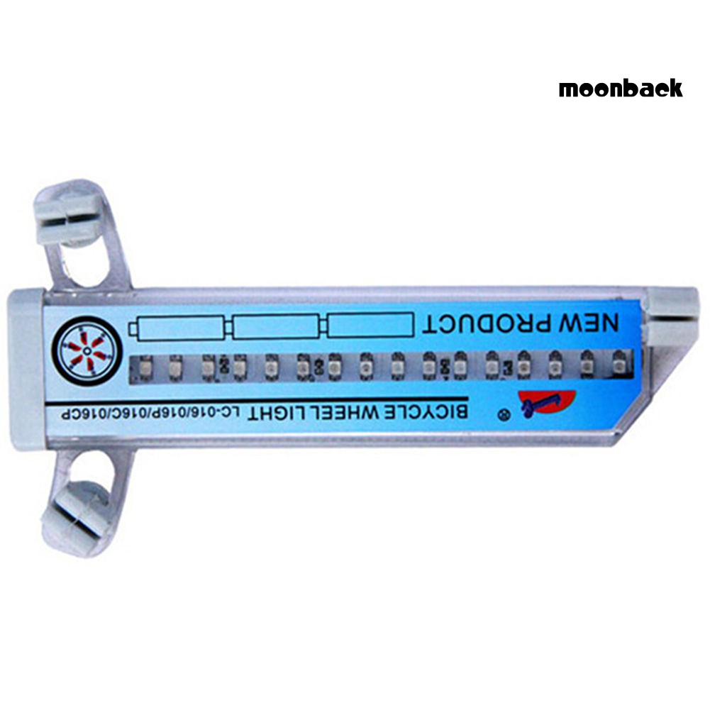 Đèn LED 16 bóng chống thấm nước gắn bánh xe đạp tiện dụng