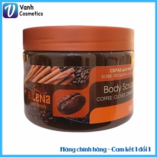 Tẩy da chết toàn thân Quế hồi Cà phê 380g Nga siêu thơm - siêu mịn