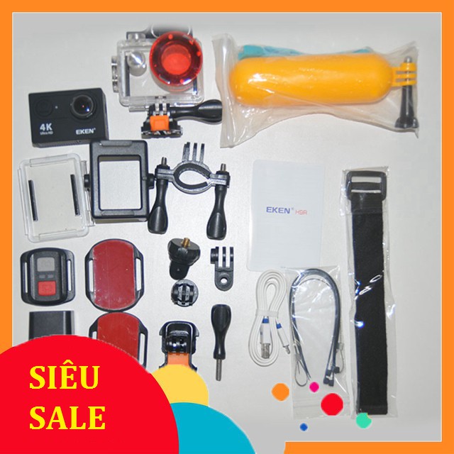 [SiêuRẻ] [Freeship toàn quốc từ 50k] Camera thể thao Eken H9R(có remote) version 8.1 tặng phao nổi . | BigBuy360 - bigbuy360.vn