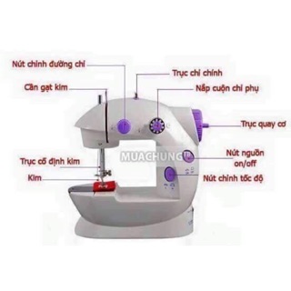 Máy khâu mini gia đình tiện lợi giá rẻ.!