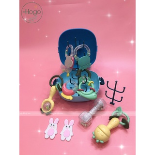 Xúc xắc gặm nướu cho bé làm từ nhựa ABS và silicon cao cấp nhiều màu sắc kích thích mắt