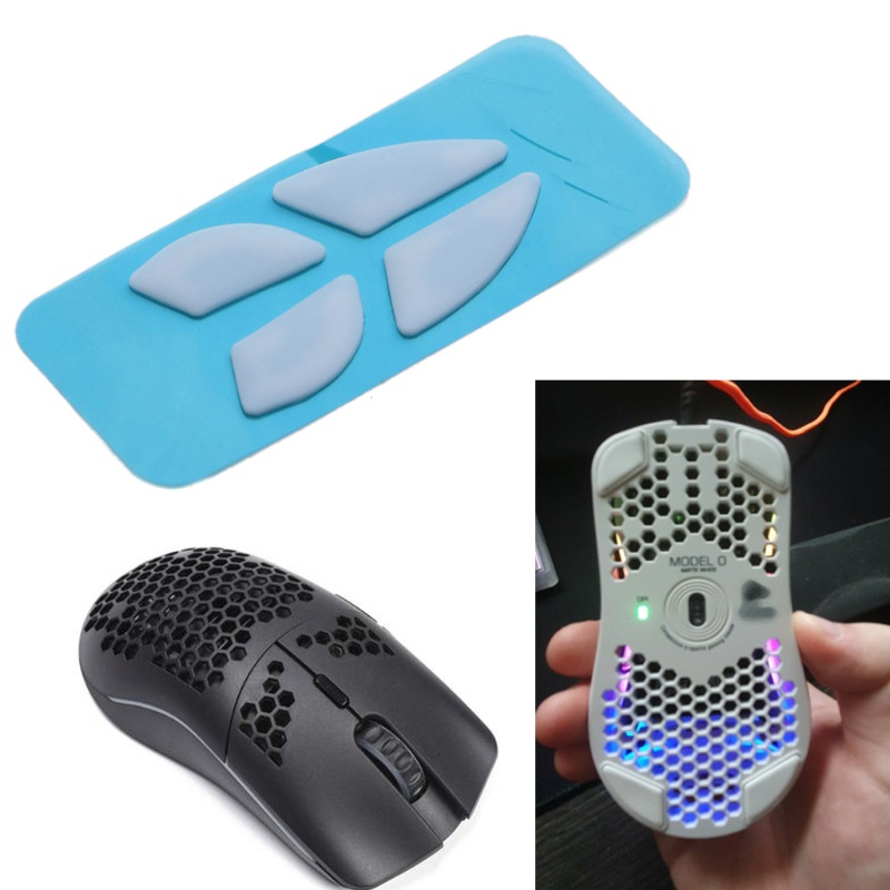 Miếng Dán Chân Chuột Máy Tính Chống Trượt Phiên Bản Băng Hổ Cho Glorious Model O Odin Màu Trắng 1Pc