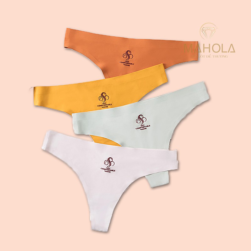 Quần lọt khe su họa tiết trơn cao cấp Mahola LK05