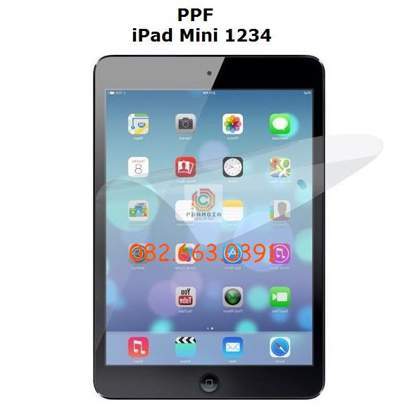 Dán PPF bóng, nhám cho iPad mini 1234 màn hình, mặt lưng, full lưng viền siêu bảo vệ