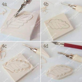 Bộ dụng cụ khắc con dấu cao su Junesix