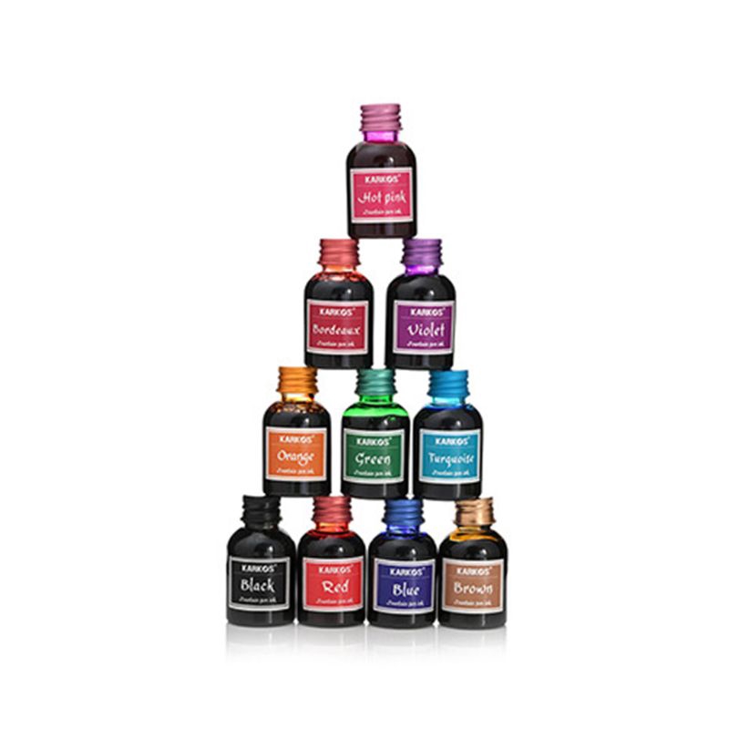 Lọ mực dung tích 30ml cho bút máy nhiều màu tùy chọn Refill Inks