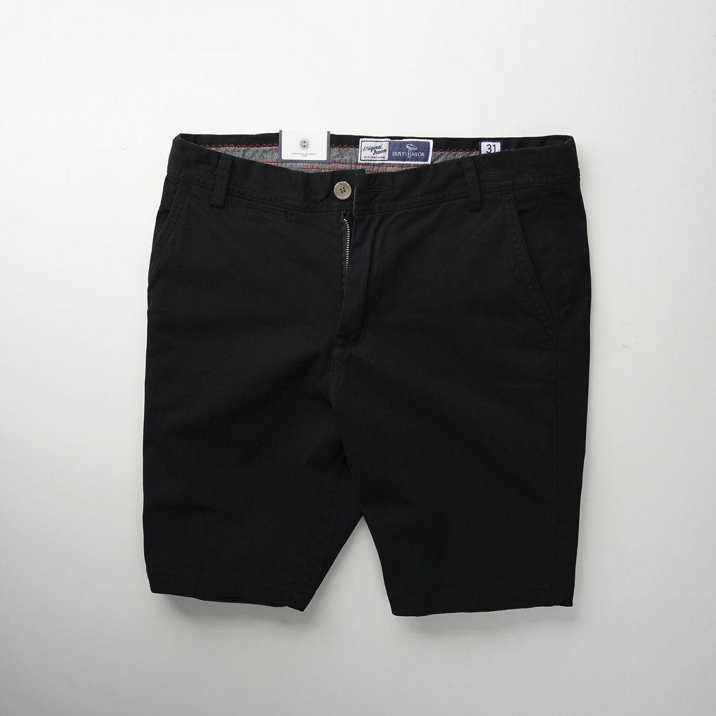 Quần short kaki nam Dusty Tailor chính hãng, quần lửng nam phối lưng tinh tế, form trên gối, vải cotton co giãn 4 chiều