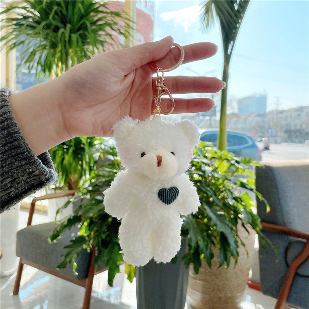 Móc Khóa Hình Gấu Nhồi Bông Đáng Yêu