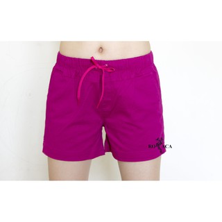 Quần Short Nữ Kaki Lưng Thun Ống Suông Giá Rẻ Đẹp - Hồng Cánh Sen