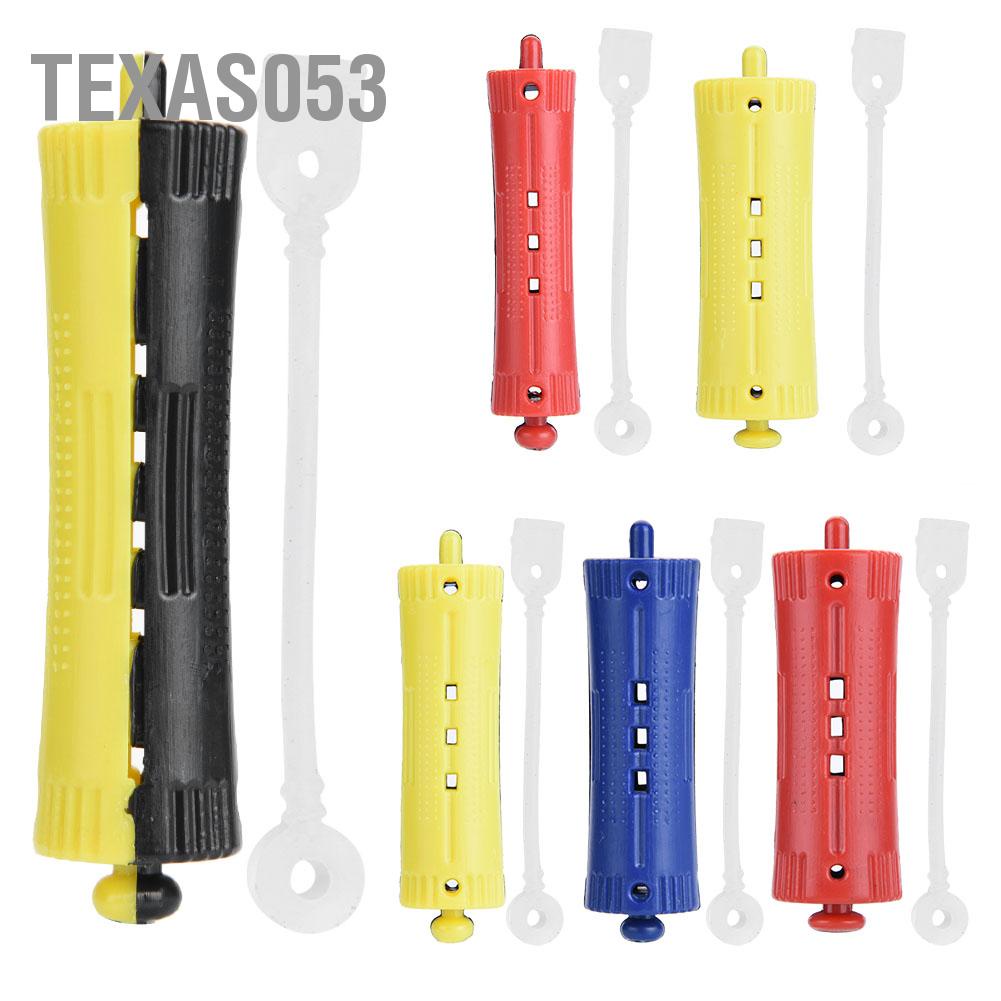 Set 6 Lô Uốn Tóc Gợn Sóng Kèm Dây Cao Su