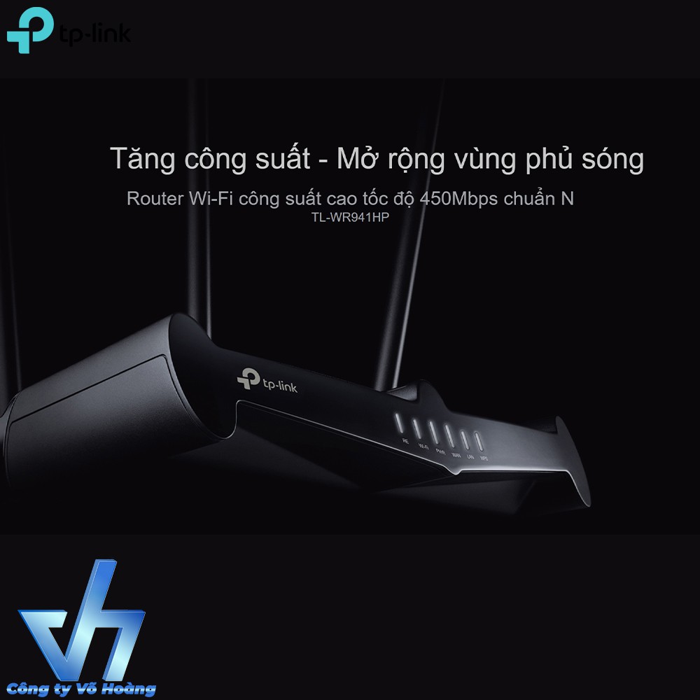 Bộ phát Wifi TP-Link 941HP - Wifi không dây công suất cao tốc độ 450Mbps chuẩn N