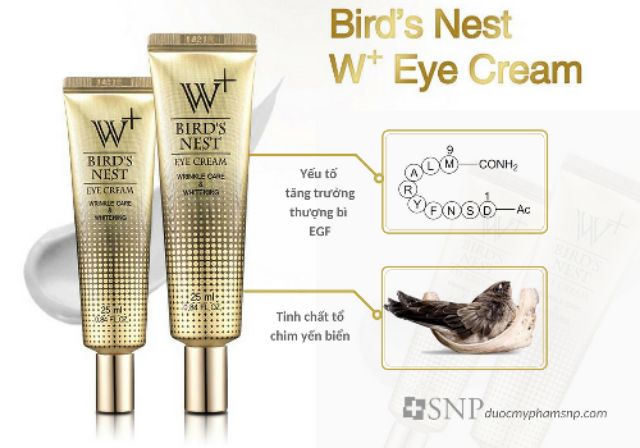 Kem Dưỡng Mắt SNP - Bird’s Nest W+ Eye Cream