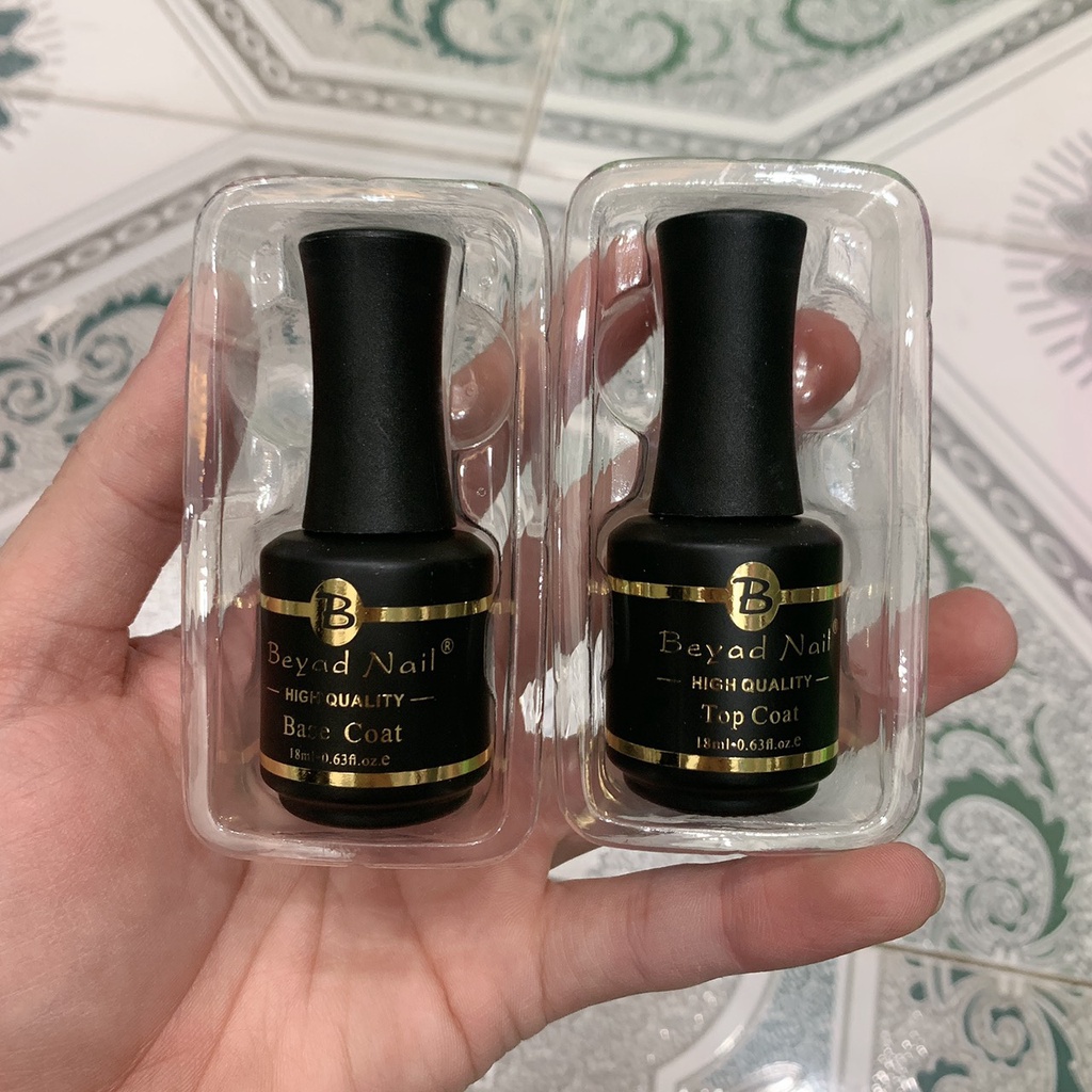 Base Top Beyad ,Siêu Bền Siêu Bóng Chịu Lực Tốt , Base Top Trùm Nail Mi