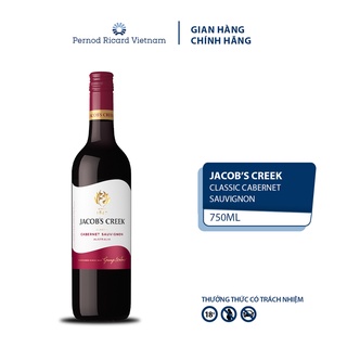 Rượu Vang Đỏ Jacob's Creek Classic Cabernet Sauvignon Nồng Độ Alc 13.9% 750ml không kèm hộp