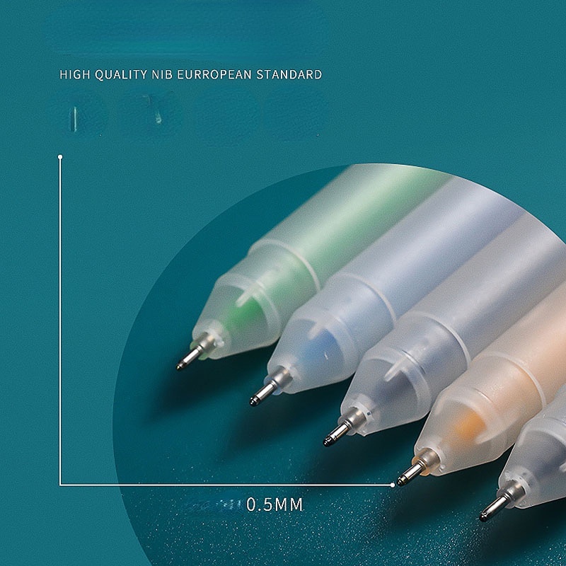 Set 12 Bút Mực Gel Ngòi 0.5mm Siêu Bền Tiện Dụng