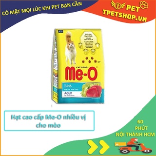 Thức ăn cho mèo Me-o adult 350g vị cá ngừ, hải sản
