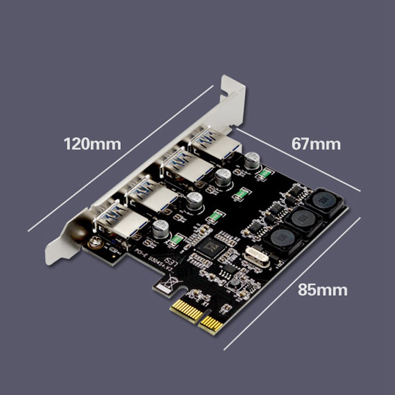 Thẻ Mở Rộng Pci 4 Cổng Usb 3.0 Pci-E Usb 3.0 4 X Usb 3.0 | BigBuy360 - bigbuy360.vn