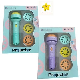 Đèn pin chiếu hình cho bé, đèn chiếu hình động vật 80 hình giúp trẻ từ 2 tuổi đến 6 tuổi học và nhớ nhanh các con vật
