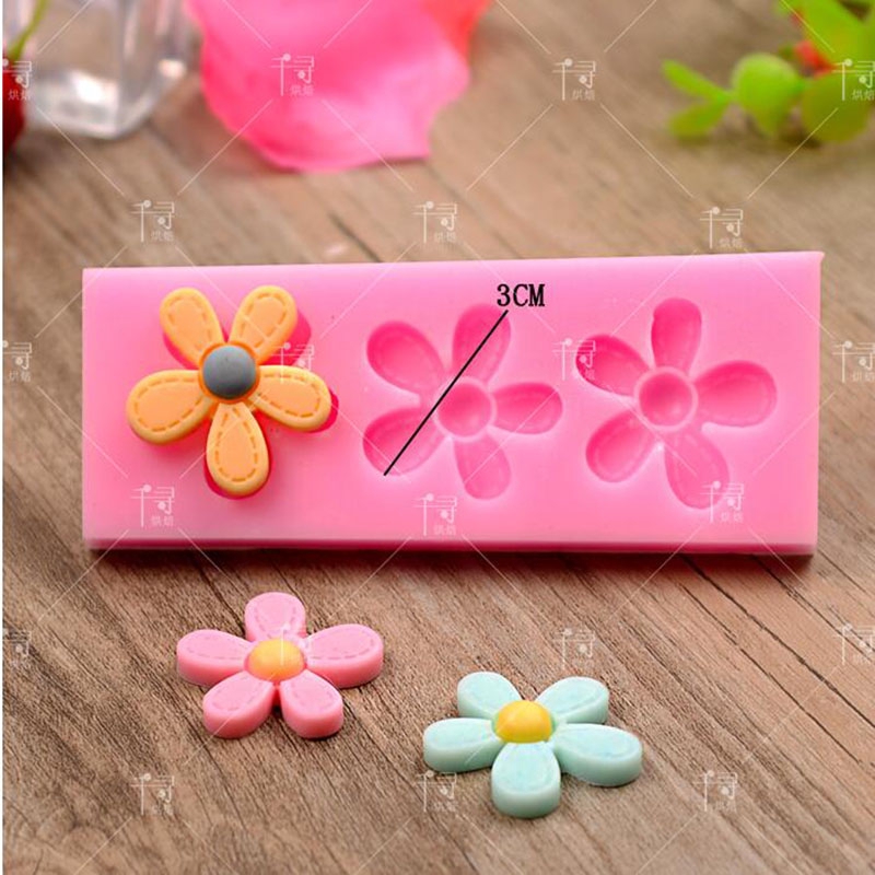 1 Khuôn silicone Làm Bánh Hình Bông Hoa