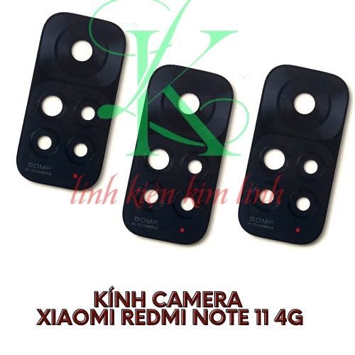 Kính Camera Xiaomi Redmi Note 11 4g  kèm keo dán