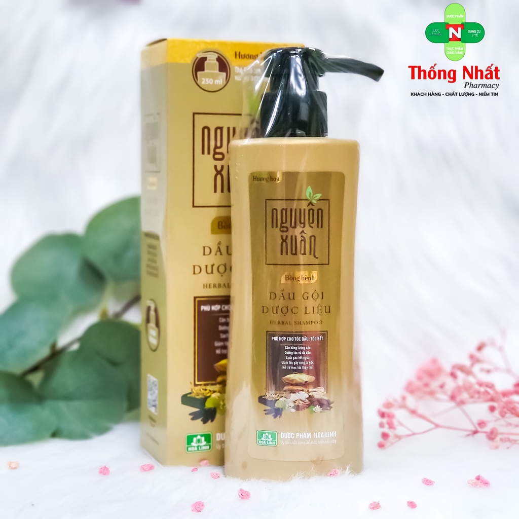 Dầu gội dược liệu hương hoa tóc bồng bềnh Nguyên Xuân 250 ml
