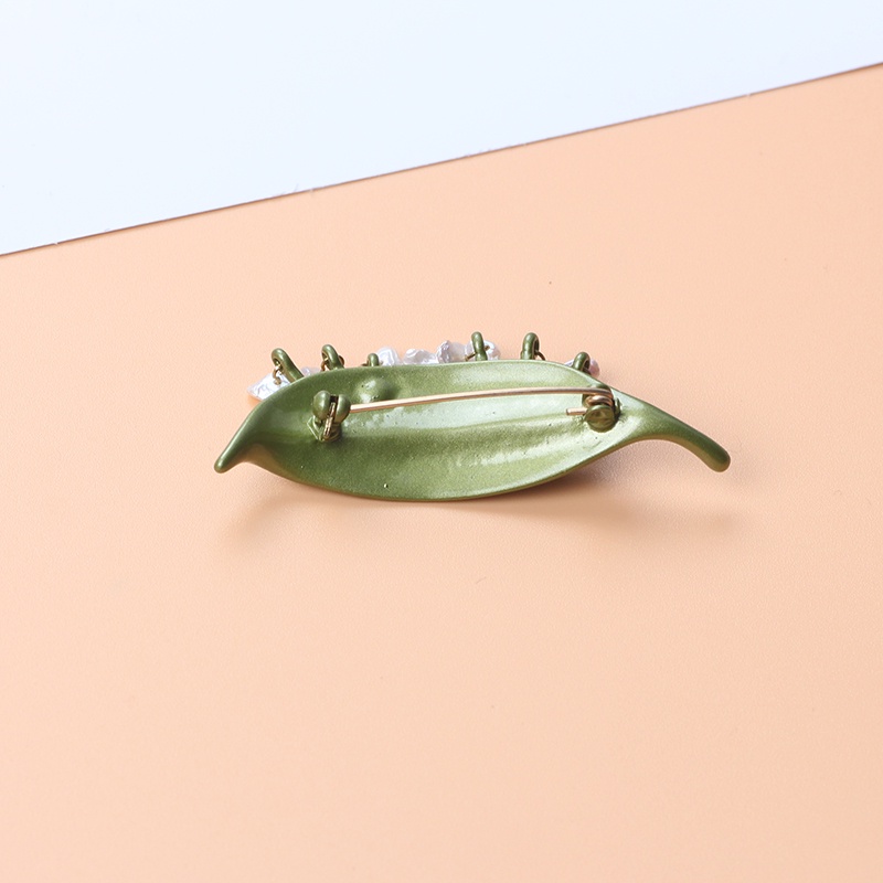 Ghim Cài Áo Hình Hoa Lily Sơn Màu Cổ Điển Chống Chói Cho Nữ