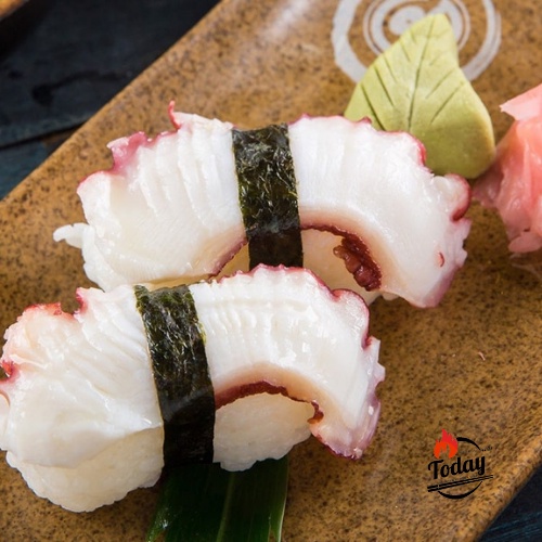 [CHỈ GIAO NỘI THÀNH HCM] Bạch tuộc luộc sushi 6G khay120G (Đông lạnh)