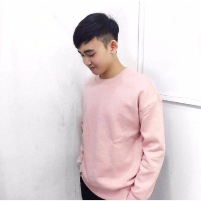 [HÀNG CHUẨN ĐẸP]Áo sweater hồng unisex - áo sweaters hồng chất nỉ đẹp cực - sweatshirt pink