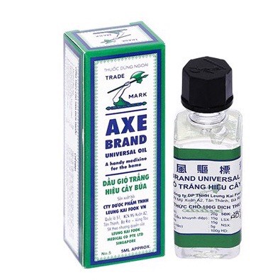 Dầu gió trắng hiệu cây búa AXE Brand 5ml