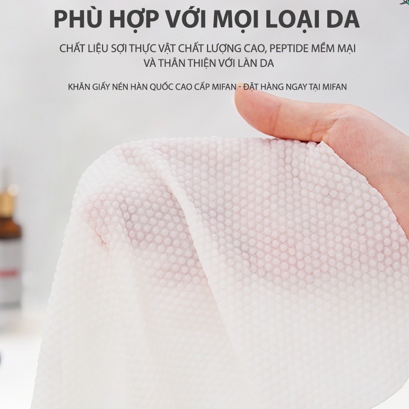Combo Khăn tắm nén, Khăn mặt nén du lịch  - TD