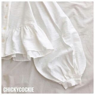 🌸 BabyDoll Trắng Tay Phồng 🌸