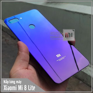Nắp lưng kính thay thế cho Xiaomi Mi 8 Lite
